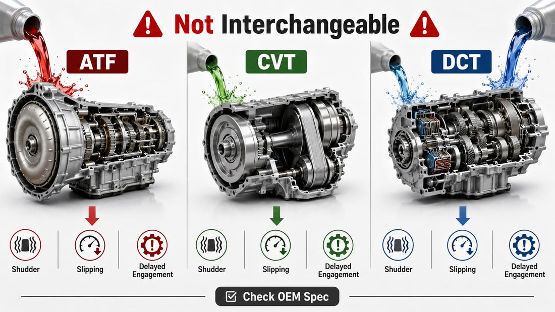 ATF, CVT, and DCT Fluids: How Distributors Avoid Wrong Product Matching