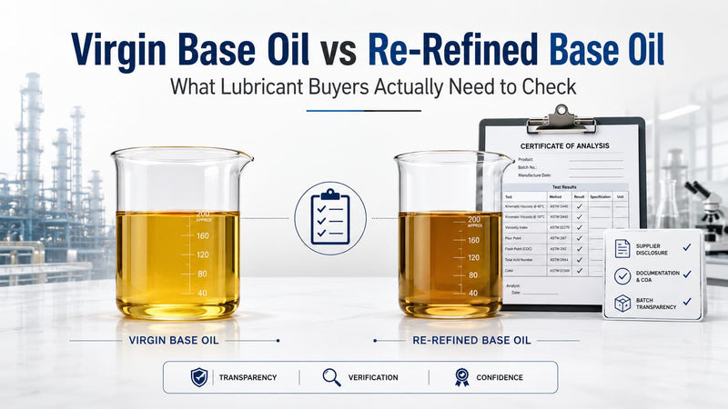 Virgin Base Oil vs Re-Refined Base Oil: What Lubricant Buyers Actually Need to Check